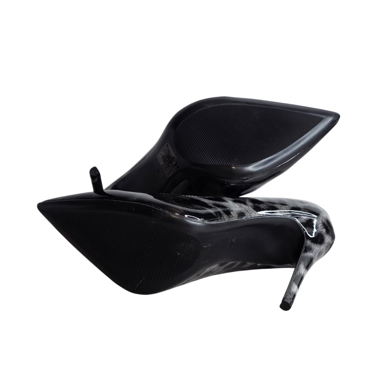 SparkGlow women’s leopard print high heels with elegant 11cm stiletto heel