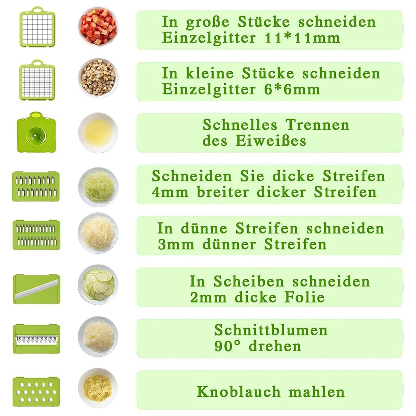 16-in-1 Vegetable Slicer, Salad, Fruit And Vegetable Slicer Peeler