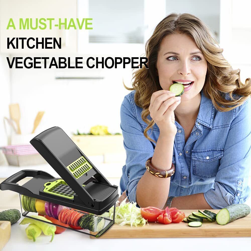 16-in-1 Vegetable Slicer, Salad, Fruit And Vegetable Slicer Peeler