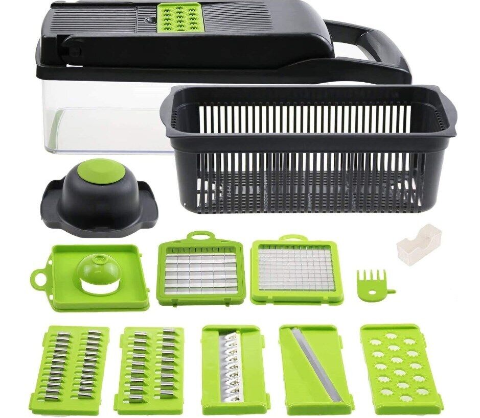 16-in-1 Vegetable Slicer, Salad, Fruit And Vegetable Slicer Peeler
