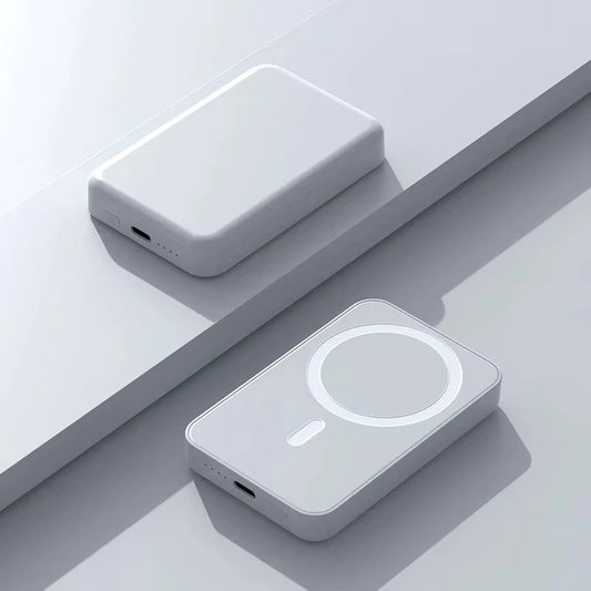 20W Power Bank With Magnetic Closure, 10000mAh, Portable, Wireless, Fast Charging, MagSafe Compatible For IPhone 15 Pro Max And 16 Pro