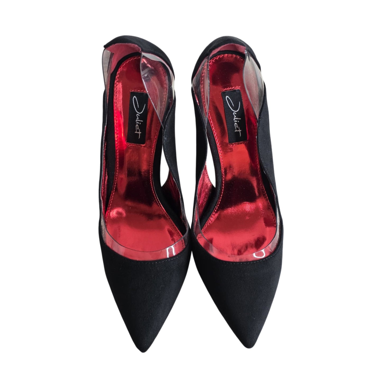 SparkGlow women fashion black pumps high heel shoes