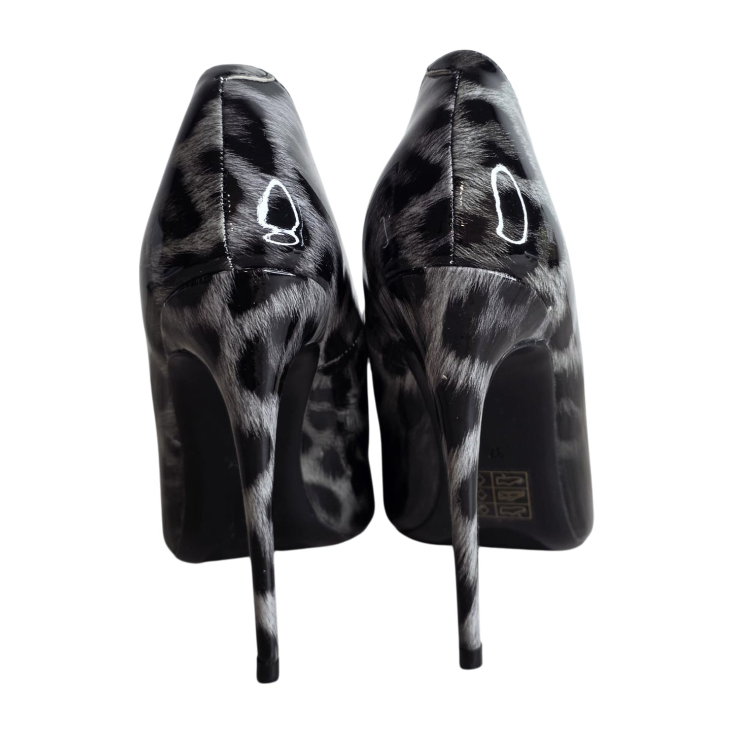 SparkGlow women’s leopard print high heels with elegant 11cm stiletto heel