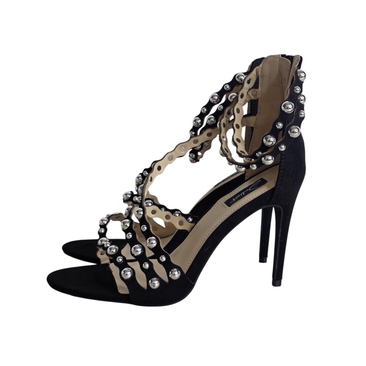 SparkGlow Women’s Sparkle High Heels - 10.5 cm Stiletto Pumps Glitter Party Shoes (Black/Red)